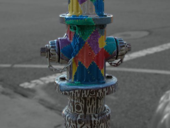 The patchwork fire hydrant ...